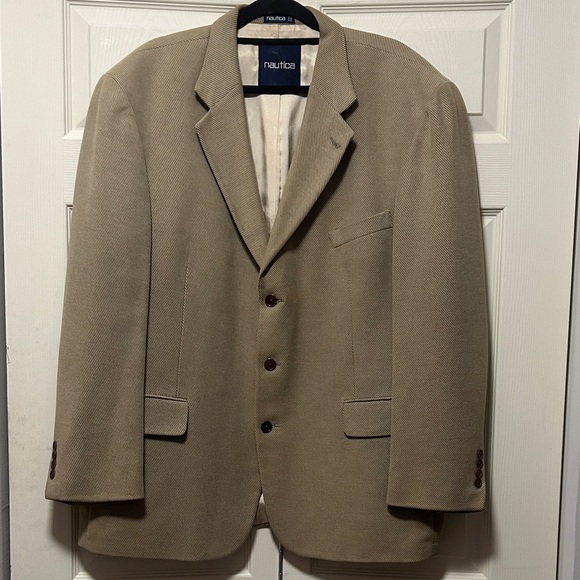 Nautica Men's Beige Blazer - Picture 1 of 13